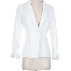 White House Black Market Classic White Blazer